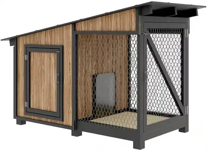 Будка для собаки 1.2×2.1 м — проект для самостоятельного строительства Будка для собаки 1.2×2.1 м — готовый проект с фото и схемами