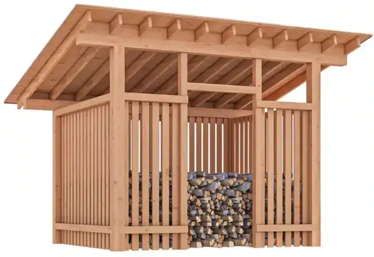 Проект дровяника 2.4×3 своими руками Проект дровяника 2.4×3 чертежи