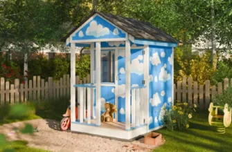 Чертежи проекта детского домика 1,83 × 2,44 м
